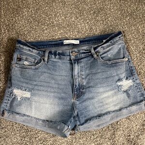 KanCan Distressed Blue Jean Shorts size 30